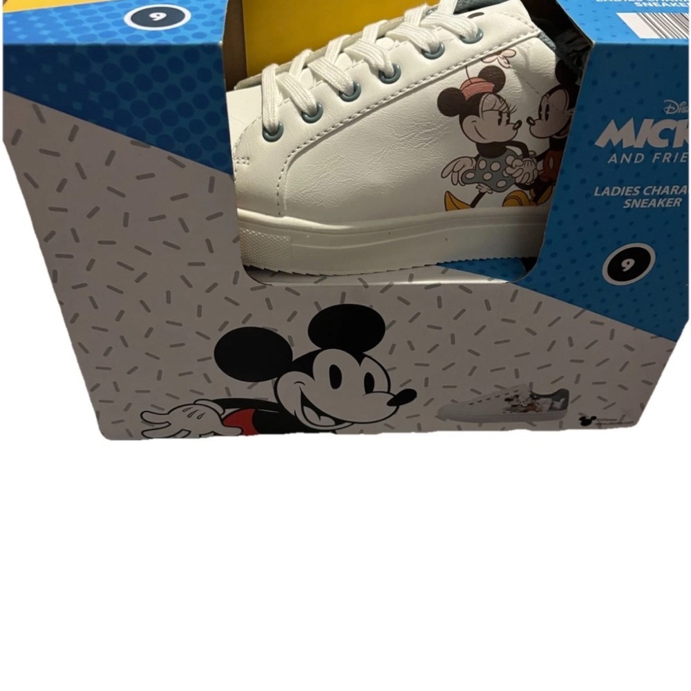 Disney Mickey Mouse White Sneakers